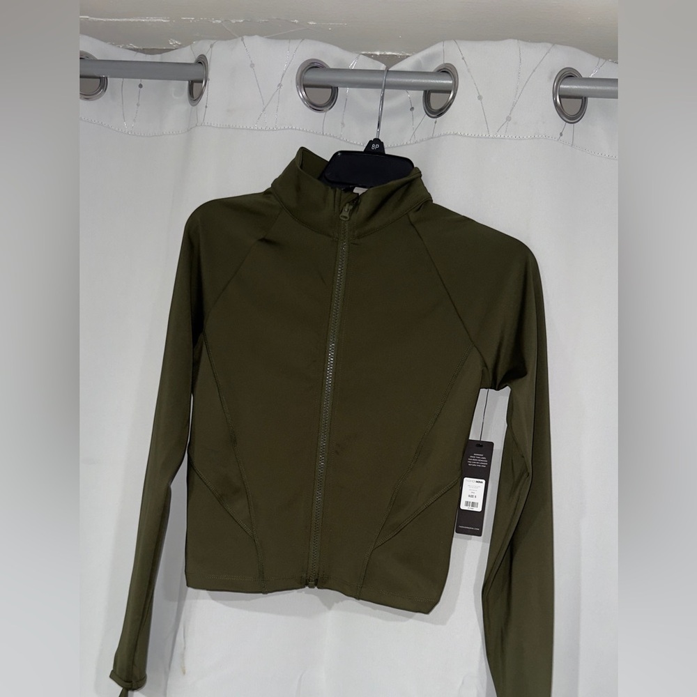 Fashion Nova Olive Utility Jacket